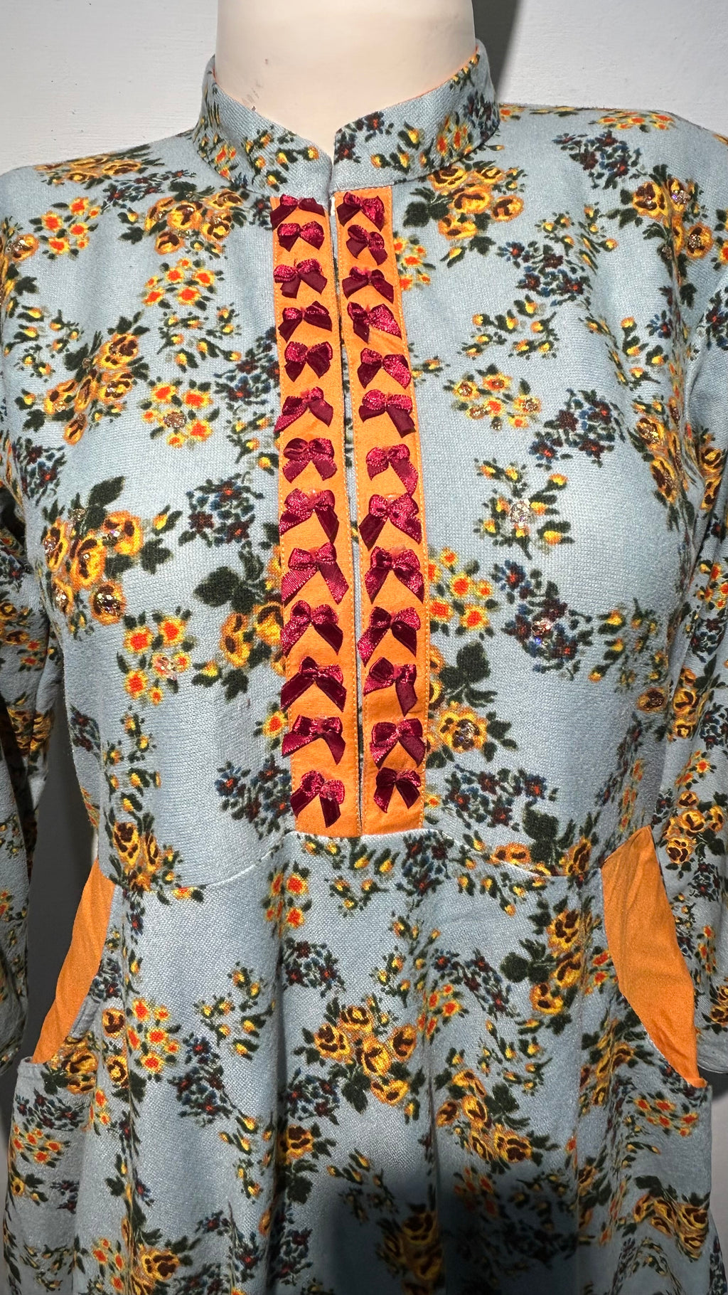 Wool floral’ palegreen