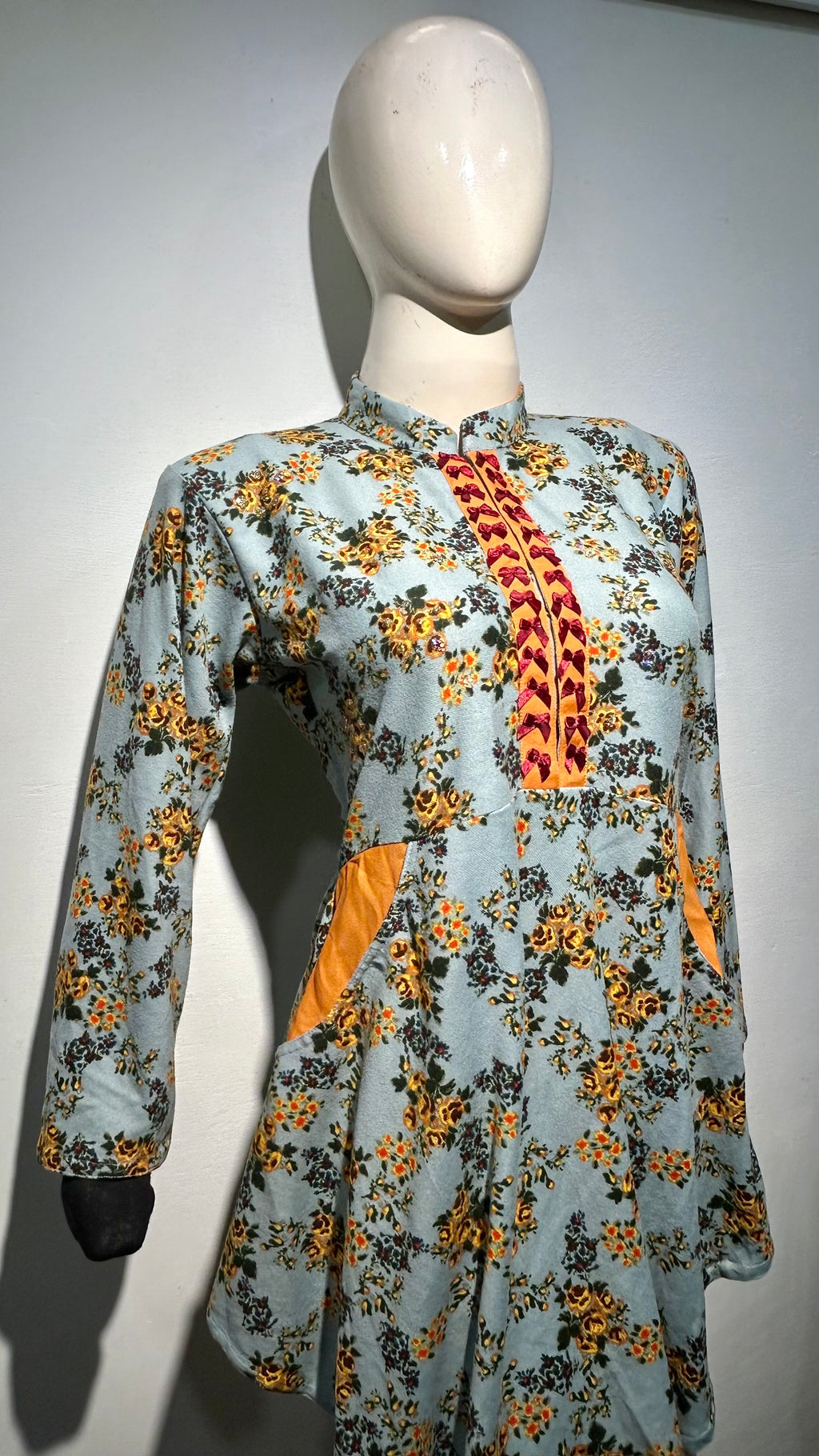 Wool floral’ palegreen