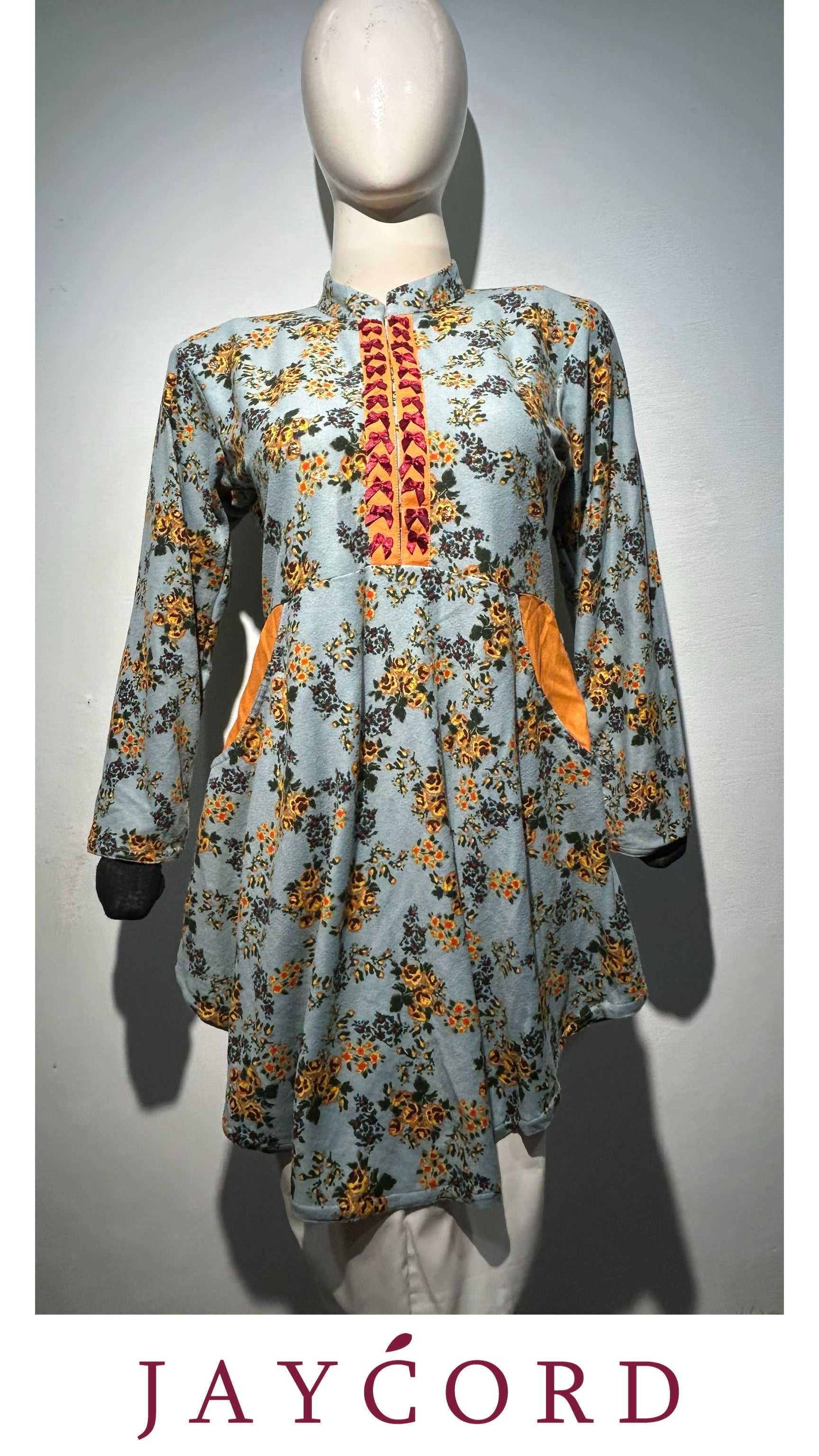 Wool floral’ palegreen