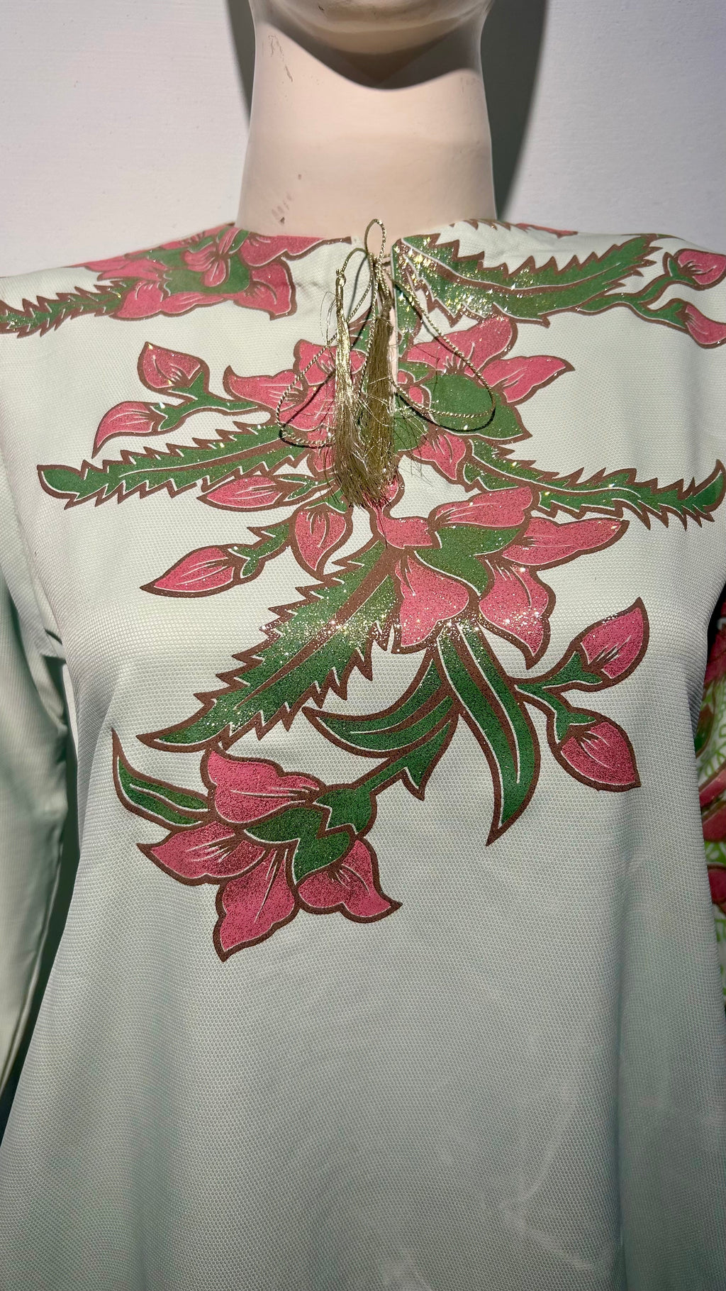 Floral’ pastelgreen